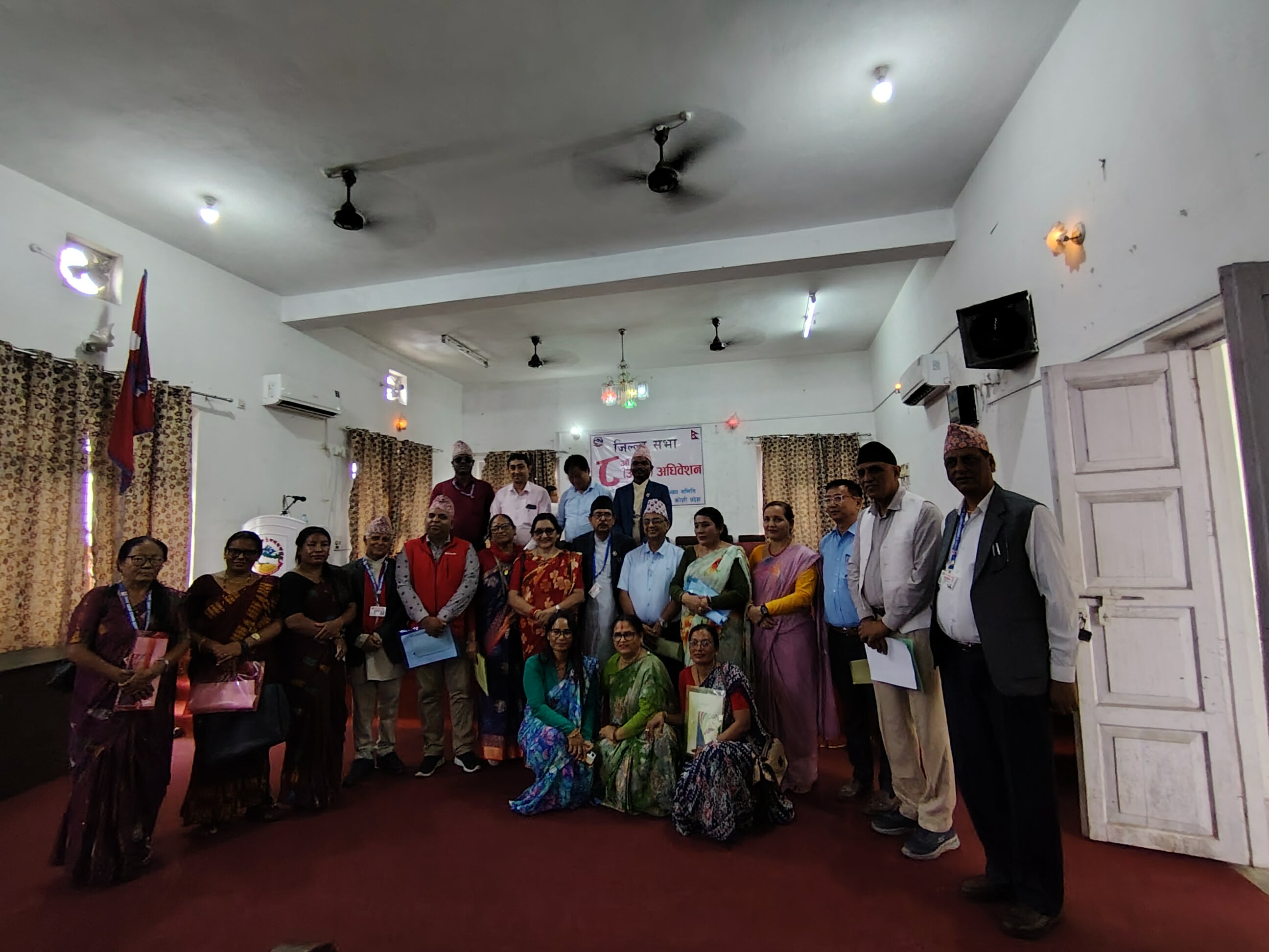 जिल्ला सभा ८ अैा अधिवेशन का तस्विरहरु